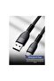 كابل بيانات وشحن USB من النوع C، بطول 120 سم - تصميم متين ومقاوم للتشابك - 4