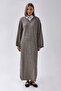 V-Neck Knitwear Dress Toprak - 3