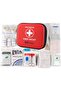 Siljka First Aid Kit 200-Piece – Emergency Medical Supplies for Home, Car, Office, Travel, School, and Outdoor Use – Treats Minor Cuts, Scrapes, and Injuries – Compact & Portable – Red - 4