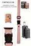 2 Meters Pink Luggage Bag Suitcase Luggage Combination Binding Strap Belt Strap Organizer 2.5 cm Wide