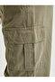 Cargo Parachute Loose Trousers with Elastic Waist Pocket Detail and Stoppers - 6