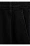 Denim Bermuda Shorts with Pleats - 5