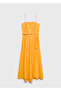 Dress with a bow in a linen blend - 3
