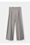 Wool Blend Straight-Leg Fabric Trousers - 3