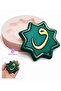 Ramadan Decor, Ottoman Vav Written 5,9cm Star Hanger Silicone Mold K-234, Scented Stone Plaster Mold - 3