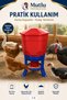 40 Liter Capacity Bucket Feeder Chicken Feeder Chick Pigeon Turkey Smart Egg Laying Hen - 9