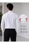 Slim Fit Flexible and Breathable Fabric Casual Classic Stylish Men's White Shirt - 5