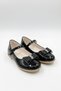 5104 Girl's Ballerina Velcro Orthopedic Patent Leather Ballerina Shoes - 5