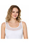 Women's Lycra Tank Top with Lace Front - 2