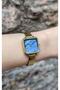 Lc08138 Square Dial Minimal Design 3 Atm Waterproof Women Wrist Watch