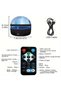 Sea Wave Controlled Projector Reflective Children's Baby Room Night Light with Black Case and Blue Ring Mini