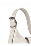 New Textured Faux Leather Shoulder Bag with Adjustable Strap and Zipper Closure - 5
