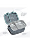 Steel Core Bento Lunch Box 839ml w/ Lunch Bag & Bottle – Leakproof Meal Set Graphite - 7