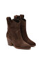 Women / Girls Boots Rc-25K-001-R17301 Brown Suede 7 - 3