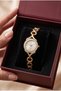 Victoria Women's Steel Watch Gold Color Premium Stone Vintage Old Money Elegant Stylish Luxury Watch Women's Wristwatch 2026 - 5