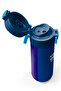 Kids Navy Blue Striped Straw and Direct Drinking Steel Thermos 500 ml 31997 - 3