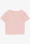 Girls' T-shirt with Shoulder Detail, Belt, Sizes 9-14 Years, Pink - 6