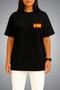 Oversize Spain Flag Pocket Printed Unisex T-Shirt - 2