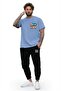 Space Print Top and Bottom Tracksuit Set Oversize Crew Neck - 7