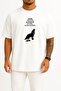 Oversize Göktürk God Bless Unisex T-Shirt with Chest Design