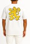 Oversized Coat of Arms of Bulgaria Lion Unisex T-Shirt with Pocket and Back Design - 2