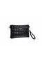Quilted Pattern Plain Skin Leather Women's Portfolio/Clutch/Handbag - 2