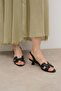 Romy Black Color Women's Low Heeled Shoes - 3