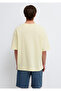 Printed Yellow T-Shirt. Oversize / Wide Cut 0613373-89143 - 6