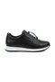 Fino Black Lace-Up Orthopedic Comfortable Sports Shoes - 2