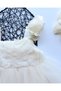 Bella Rose Detailed Holiday Special Day Baby Girl Romper - 6