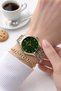 Steel Cord 30 Mt Water-Resistant Special Design Women Wrist Watch + Bracelet Vs.Blkt.0896 - 3