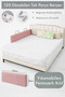 New Generation Bed Barrier 120 cm Pink - with Wire Mesh