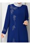 Plus Size Leaf Stone Mother Dress En7008 - 3
