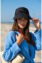 Summer Women's Ribbon Detailed Banded Straw Visor Hat - 4