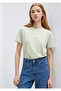 Printed Green T-Shirt Regular Fit / Normal Cut 1612241-70148 - 2