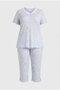 Angelique Bamboo Long Sleeve Women's Capri Suit 22252 - 4