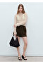 Straight-Cut Drawstring Linen Shorts - 2