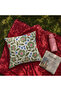 غطاء وسادة REYLA Forest مزين بنقشة زهور مقاس 45x45 سم، مطبوع رقميًا على الوجهين، مقاوم للبقع - 4