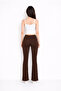 Women's Steel Mesh Corset Wide Leg Leggings - 4