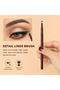 12Pcs Double Ended Makeup Brush Set with 2 Beauty Sponges, Dark Burgundy Handles - 4