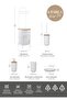 Off-White Round Mina Due Toilet Paper Holder and 6-Piece Bathroom Set - Off-White - 5