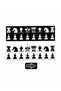 Chess Set Navy Blue,Foldable Magnetic Chess,Game for Kids,Adults and Beginners,Travel,Home,Table,Outdoor and Learning - 3