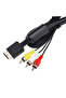 10 قطع كابل AV لـ PS2 و PS3، كابل AV إلى RCA مركب لجهاز بلايستيشن 2 و PS3 (6 أقدام) - 8