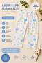 Women's 100% cotton combed relax fit capri pajama bottoms - 2