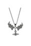 black Bat Saturn Necklace - Saturn Pendant, Classic Saturn Rings for Women and Men's Gifts - 7