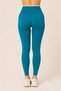 Women's High Waist Gathering and Lifting Seamless Leggings - Coreline Model with Piping Detail - 7