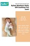 7 PCS Baby Gift Set, Newborn Baby Shower Gift for Boys Girls, Baby Gift Basket with Essential Stuff, Includes Blanket, Wooden Rattle Toy, Baby Bib and Socks, Greeting Card, Newborn Baby Gift Set - 5