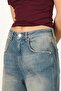 Loose-fitting Comfortable Jean Jeans Loose Women's Knee-high Shorts @Taranto - 8
