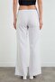 Elastic Waist Low Waist Modal Palazzo Trousers - 4