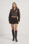 Faux Leather Biker Coat - 3